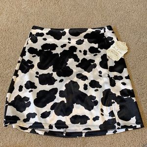 Altered State Cow print skirt